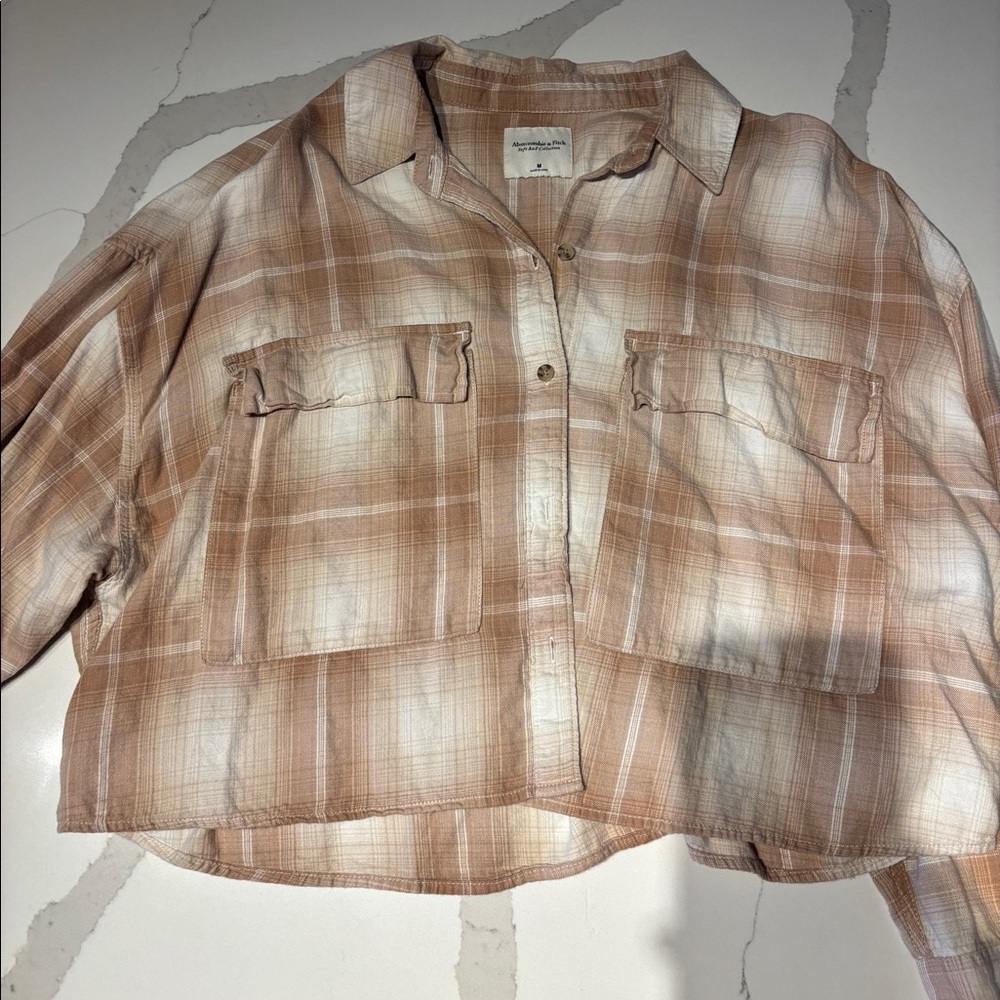 Abercrombie Cropped Flannel